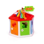 Căsuță logică educativă cu animale și chei, Polesie - imagine 4