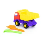 Set camion basculant cu lopățică și greblă, Polesie (9066) - imagine 2