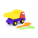 Set camion basculant cu lopățică și greblă, Polesie (9066) - imagine 3