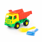 Set camion basculant cu lopățică și greblă, Polesie (9066) - imagine 4