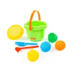 Set pentru nisip cu găletușă și forme, Polesie (0989) - imagine 2