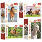 Puzzle 54 Mini "Lumea Cailor" ( se vind cite 8 buc) (54193)