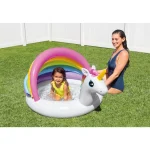 INTEX Piscină gonflabilă pentru copii cu baldachin “ Unicorn ” 127x102x69 cm, 45 L, 1-3 ani - imagine 2