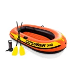 INTEX Barca gonflabilă “Explorer 300” cu vâsle și pompă, 211x117x41 cm, până la 186 kg, 6+ - imagine 2