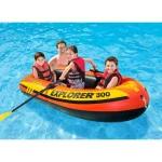 INTEX Barca gonflabilă “Explorer 300” cu vâsle și pompă, 211x117x41 cm, până la 186 kg, 6+ - imagine 3