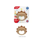 Jucărie de dentiție cu zornăitoare – leu, Huanger HE0102 (18516) - imagine 3