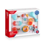 Set zornăitoare și jucării pentru dentiție cu animale, Huanger HE0130 (19490) - imagine 3