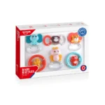 Set de zornăitoare și jucării pentru dentiție, Huanger HE0132 - imagine 3