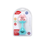 Jucărie de dentiție cu zornăitoare – căpșună, Huanger HE0140 (18882) - imagine 3