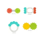 Set zornăitoare și dentiție pentru bebeluși, Huanger HE0152 (19056)