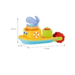 Jucărie de baie bărcuță cu activități, Huanger HE0270