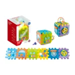 Cub educativ multifuncțional cu activități și sorter de forme, Huanger HE0527 (19247) - imagine 2