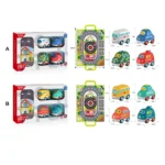 Set de mașinuțe educative cu covoraș de joacă, Huanger HE0540 (18592) - imagine 2