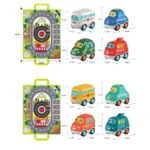 Set de mașinuțe educative cu covoraș de joacă, Huanger HE0540 (18592)