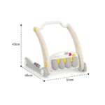 Jucarie educativa cu roti 2 in 1 HE0621 (18721) - imagine 2