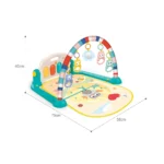 Covoraș de joacă cu jucării suspendate, lumini și muzică, Huanger HE0650 (18431)