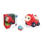 Mașinuță jucărie cu biluțe – Maimuță, Huanger HE8058 (18332) - imagine 2