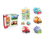 Jucarie animale-masinute in set cu covoras HE8069 (18318) - imagine 2