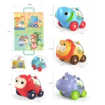Jucarie animale-masinute in set cu covoras HE8069 (18318)