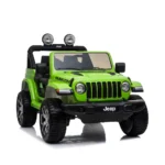 Masina pe acumulator Jeep Wrangler Rubicon (JWR555/2 verde) - imagine 4