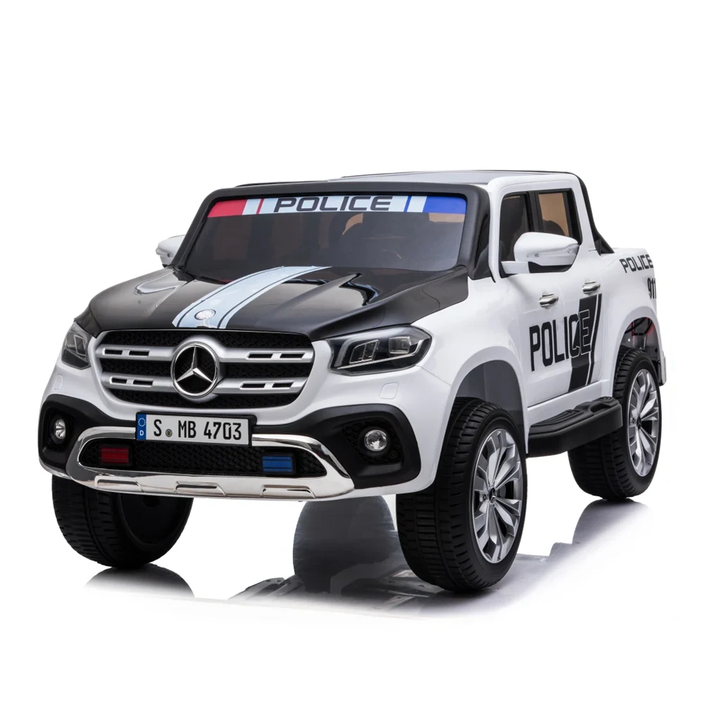 MX606 : 2 Mașină electrică pentru copii Mercedes Benz X-Class de poliție (MX606 / 2) - imagine 1