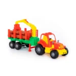 Tractor cu remorcă pentru lemne, Polesie - imagine 4