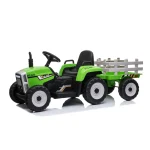 Tractor pe acumulator cu remorcă verde MX611/2 - imagine 2