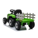 Tractor pe acumulator cu remorcă verde MX611/2 - imagine 3