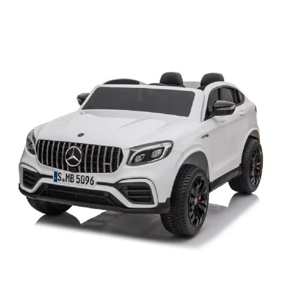 Mașină pe acumulator Mercedes Benz albă MX608/4