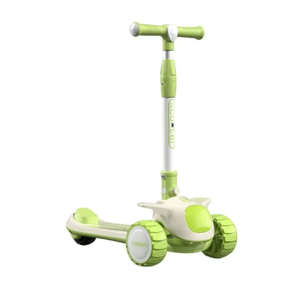 J1R5 / 3 (23021) Trotineta verde pentru copii (2302)