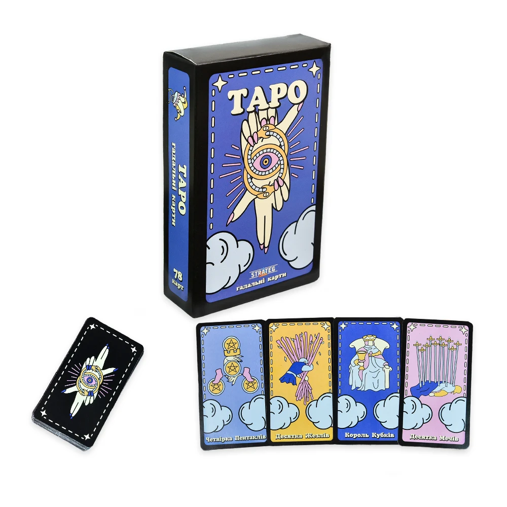 30482(2) Cărți de joc Tarot, 78 cărți, 18+ ani, Strateg (30482) - imagine 1