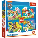 Puzzle 4in1 "Patrula catelusilor"