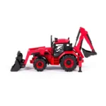Tractor cu inerție, cupă și excavator Belarus, roșu, Polesie (91857) - imagine 3
