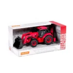 Tractor cu inerție, cupă și excavator Belarus, roșu, Polesie (91857) - imagine 2