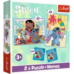 Puzzle 2in1+Memos"Lily si Stitch"