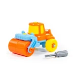 Constructor cilindru compactor – 18 piese, Polesie - imagine 4