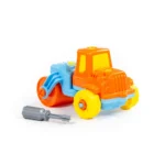 Constructor cilindru compactor – 18 piese, Polesie - imagine 5