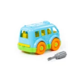 Constructor autobuz – 15 piese, Polesie - imagine 3