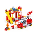 Constructor stație de pompieri – 81 piese, Polesie (77509)