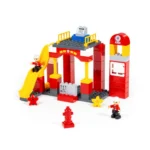 Constructor stație de pompieri – 81 piese, Polesie (77509) - imagine 2