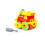 Constructor trenuleț, 25 piese - imagine 2