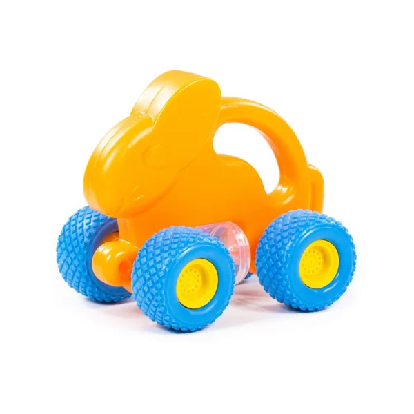 Jucărie zornăitoare pe roți – Iepuraș, Polesie (38234)