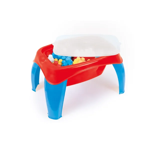 Masă de activități cu piese mari de construcție 30 piese, Dolu