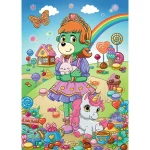 Puzzle 100elem cu Sclipici - imagine 2