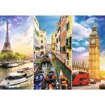 (45009) Puzzle din lemn 4000elem. "Calatorie in jurul Europei" - imagine 2