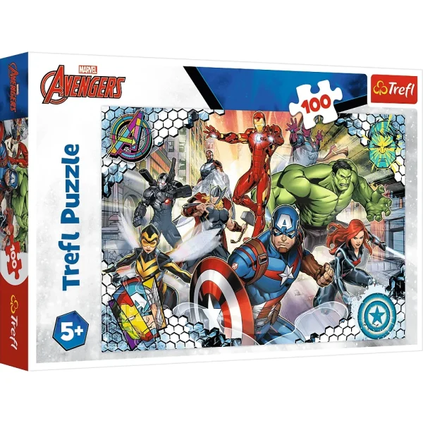Puzzle 100 elemente "Eroiii celebri"