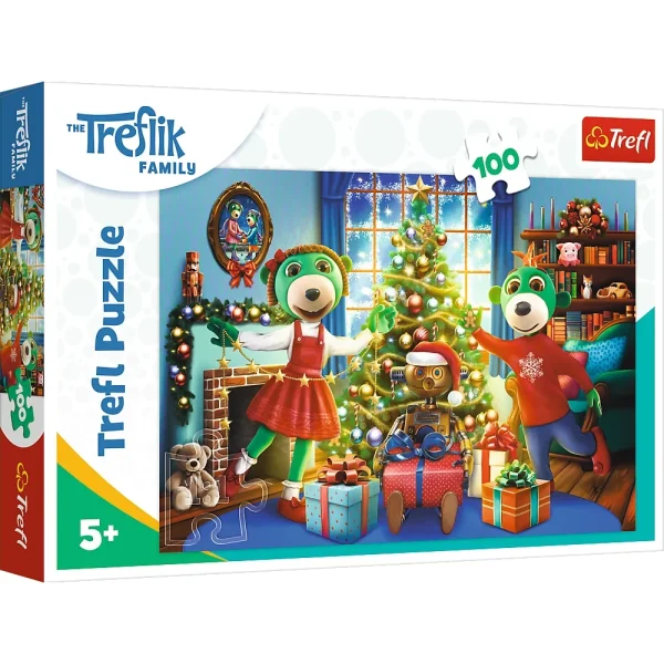 Puzzle 100 elemente "Trefliks Iarna"