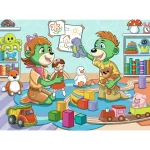 Puzzle 30 elemente "Familia fericita Trefliks" - imagine 2