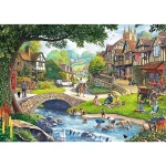 (37494) Puzzle 2x500  "Viata idilica" - imagine 3