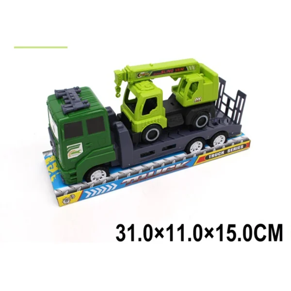 Camion cu remorca in set cu autospeciala